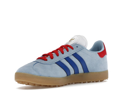 adidas Gazelle Spikeless Golf Clear Sky Royal Better Scarlet