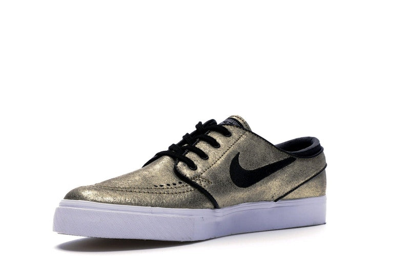 Nike SB Stefan Janoski Zoom Leather Metallic Gold