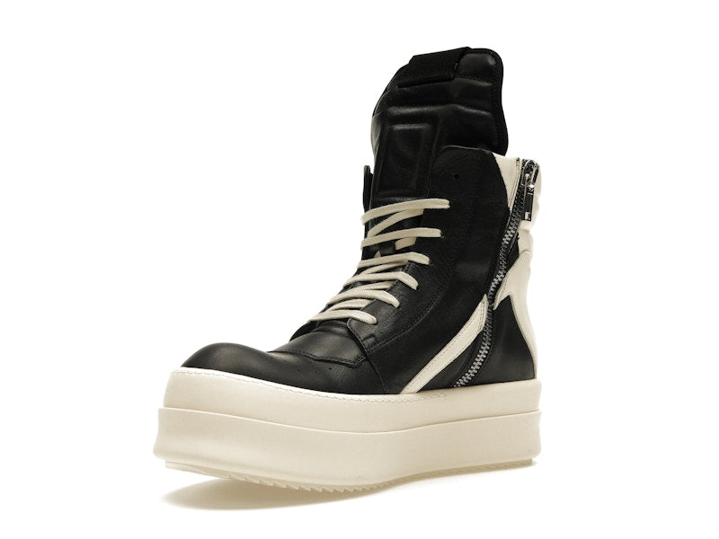 Rick Owens Mega Bumper Geobasket Black Milk