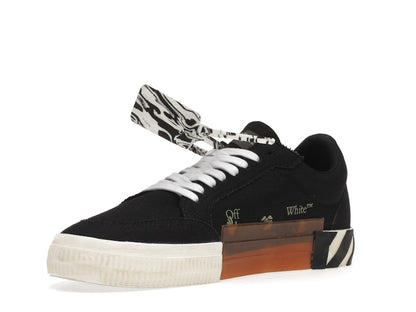 OFF-WHITE Vulc Low Black Light Blue Arrow