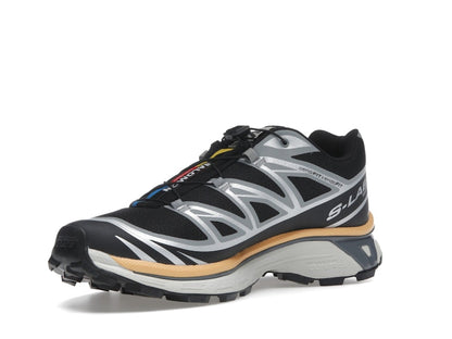 Salomon XT-6 Black Footwear Silver Warm Apricot
