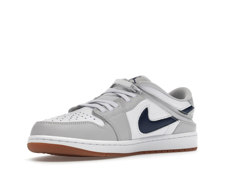Jordan 1 Low EasyOn White Neutral Grey Gum Midnight Navy