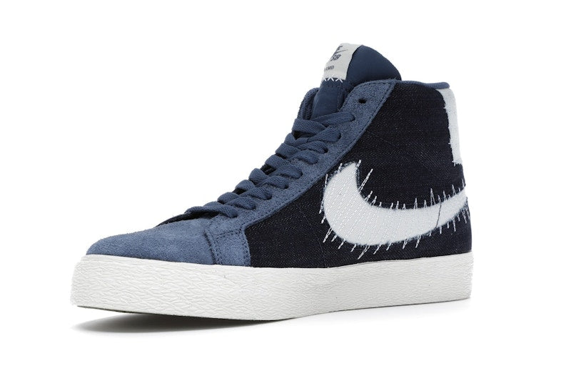 Nike SB Zoom Blazer Mid Sashiko Mystic Navy