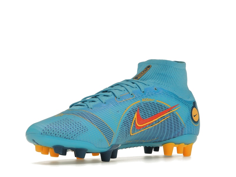 Nike Mercurial Superfly 8 Elite AG Chlorine Blue Laser Orange