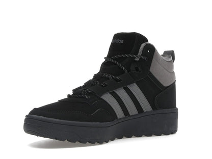 adidas Hoops 4.0 Mid Black Grey Four