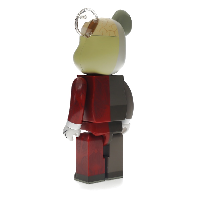 KAWS Bearbrick Dissected 400% Brown