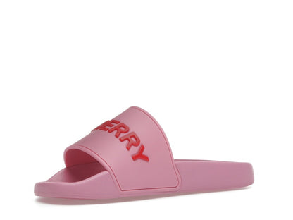 Burberry Embossed Logo Slides Bubblegum Pink (Women's)