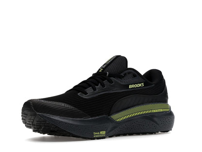 Brooks Adrenaline GTS 24 Weatherized Black Ebony New Yellow