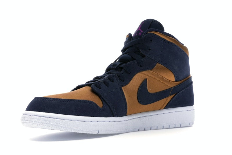 Jordan 1 Mid Obsidian Desert Ochre