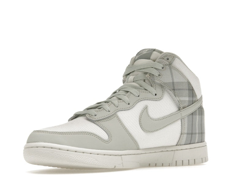 Nike Dunk High SE Tartan Plaid White Light Green