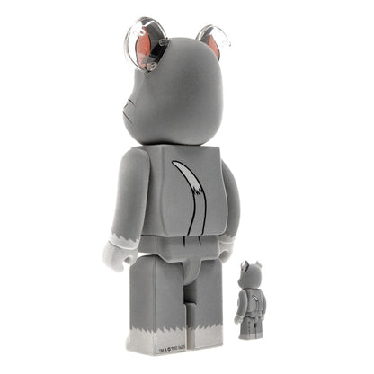 Bearbrick Tom and Jerry: Tom Flocky 100% & 400% Set