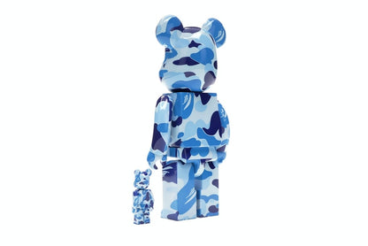 Bearbrick A Bathing Ape ABC Camo 100% & 400% Set Blue