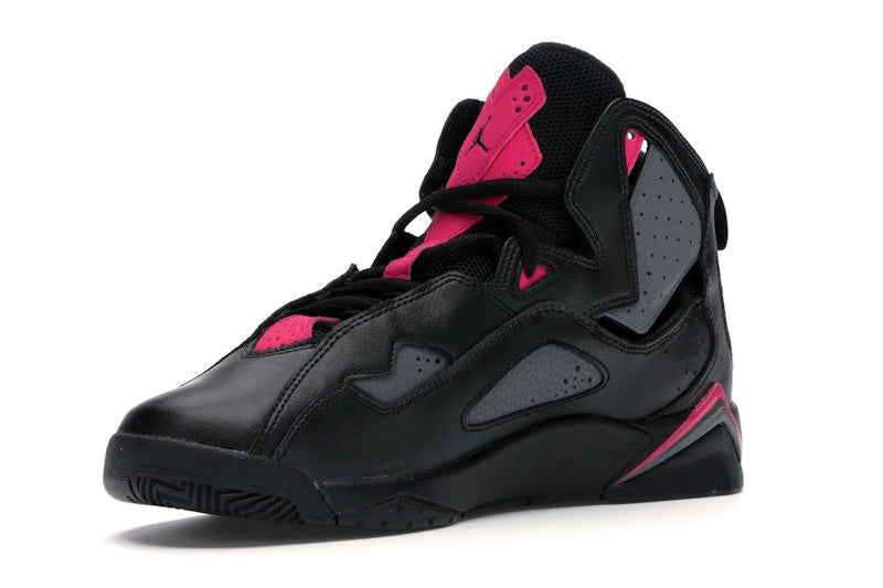 Jordan True Flight Black Dark Grey Deadly Pink (GS)