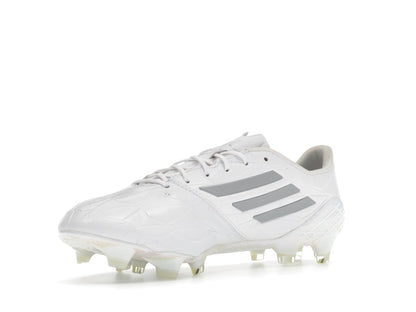 adidas Adizero F50 4 Leather FG White Silver Metallic