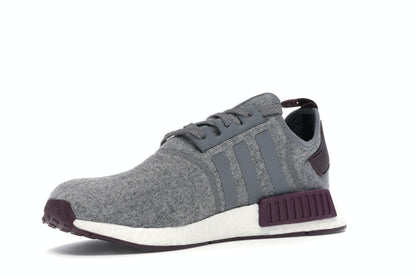 adidas NMD R1 Wool Grey Four Maroon