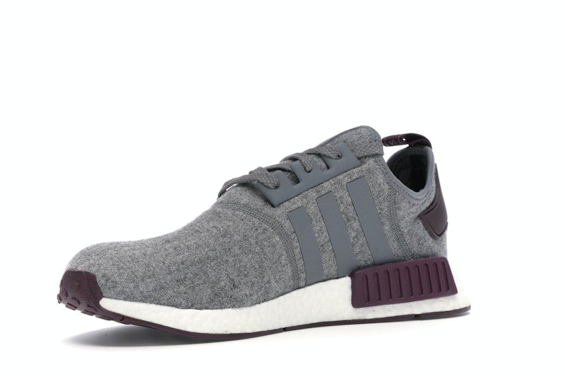 adidas NMD R1 Wool Grey Four Maroon