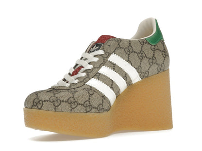 adidas x Gucci Gazelle Wedge Beige GG Monogram (Women's)