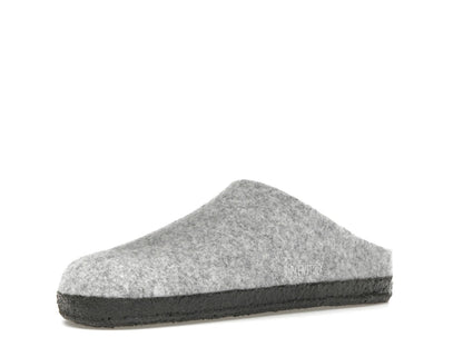 Birkenstock Zermatt Shearling Clog Wool Felt Light Gray