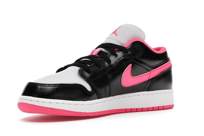 Jordan 1 Low Black White Hyper Pink (GS)