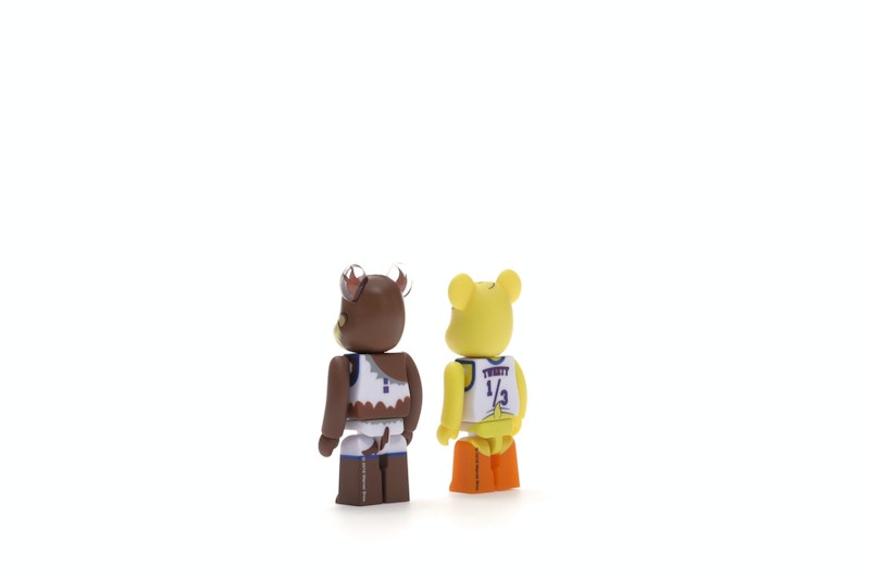 Bearbrick Space Jam Tweety & Tasmanian Devil 2 Pack 100% Multi