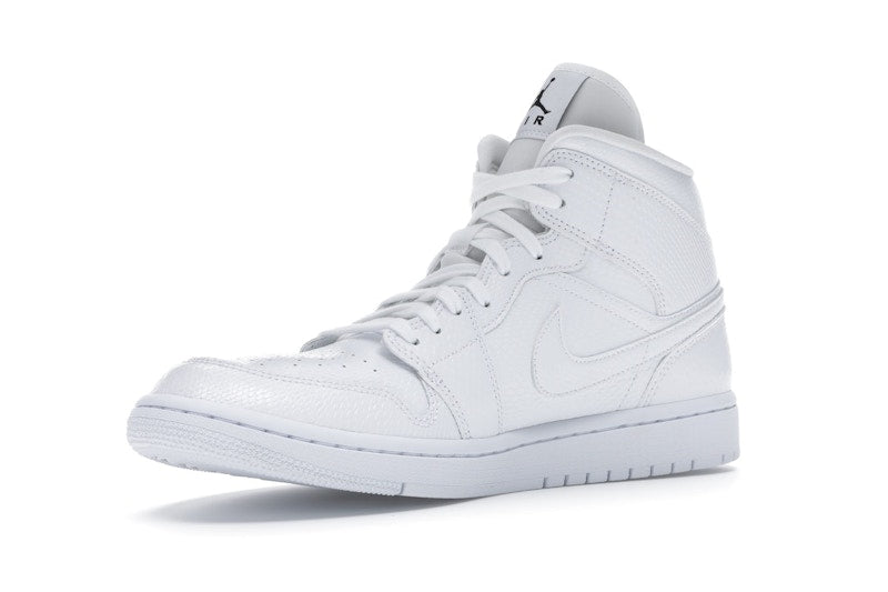 Jordan 1 Mid White Snakeskin (Women's)