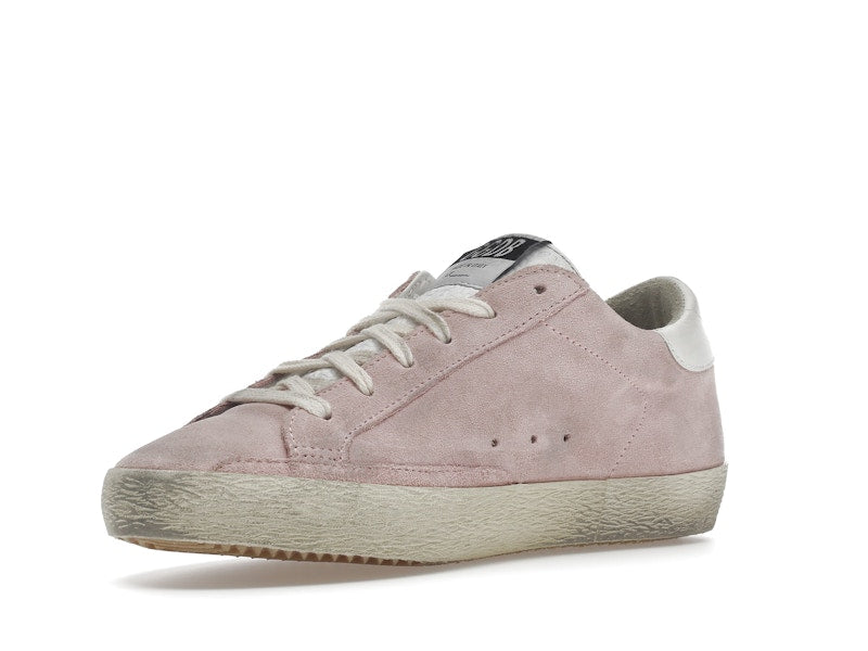 Golden Goose Super Star Pink Suede White