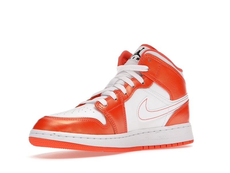 Jordan 1 Mid Metallic Orange (GS)