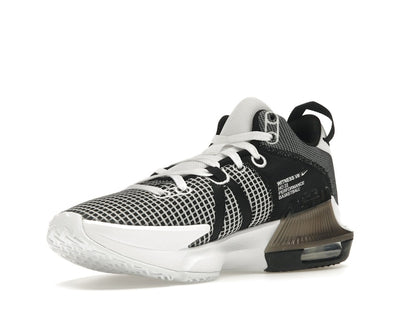 Nike LeBron Witness 7 White Black Metallic Silver