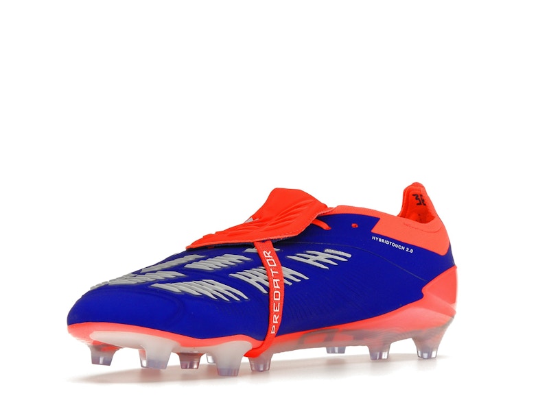 adidas Predator Elite Foldover Tongue FG Lucid Blue Solar Red