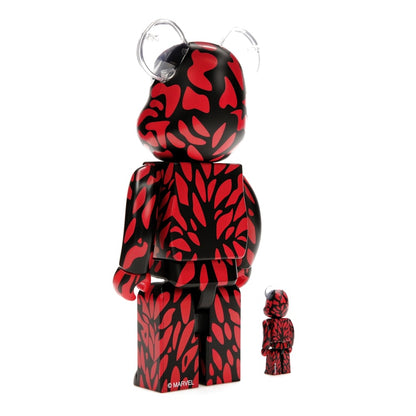 Bearbrick x Marvel Carnage 100% & 400% Set