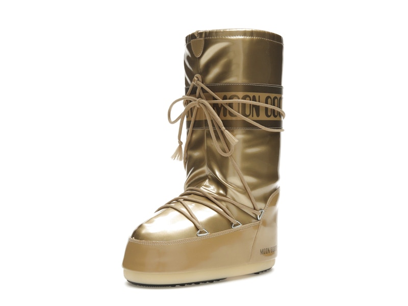 Moon Boot Icon Vinile Boot Metallic Gold