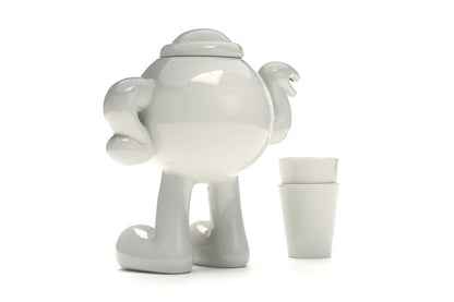 James Jarvis Glazed Porcelain Teapot White