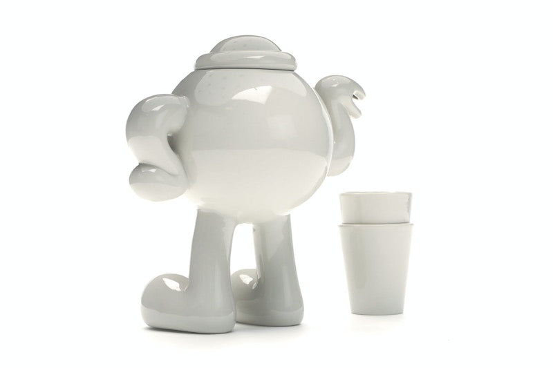 James Jarvis Glazed Porcelain Teapot White