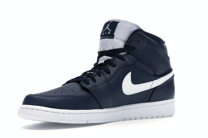 Jordan 1 Retro Mid Obsidian White