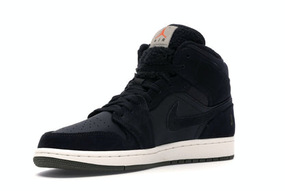 Jordan 1 Mid Black Olive Canvas