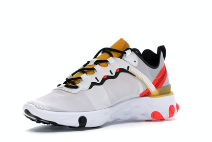 Nike React Element 55 White Black Crimson Gold