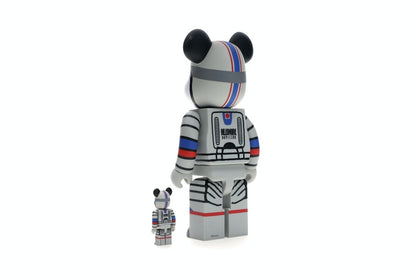 Bearbrick x Billionaire Boys Club x Mickey Mouse Astronaut 100% & 400% Set Multicolor