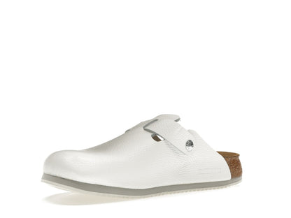 Birkenstock Boston Super Grip Leather White