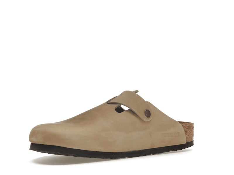 Birkenstock Boston Oiled Leather Tobacco Brown