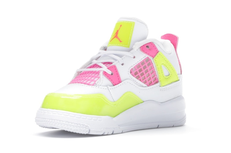 Jordan 4 Retro White Lemon Pink (TD)