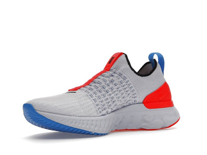 Nike React Phantom Run Flyknit 2 Football Grey Bright Crimson (Women's)