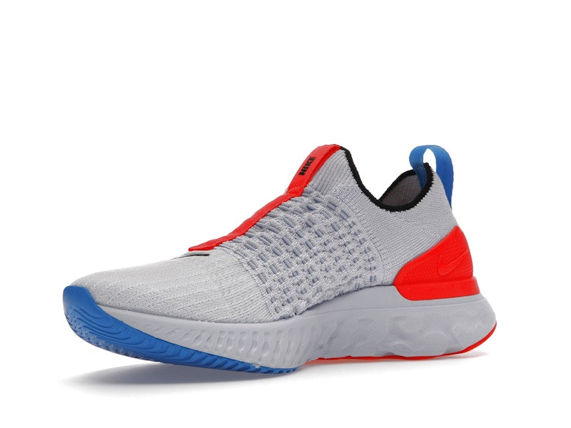 Nike React Phantom Run Flyknit 2 Football Grey Bright Crimson (Women's)