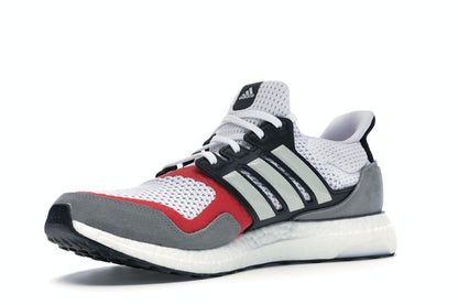 adidas Ultra Boost S&L White Grey Scarlet