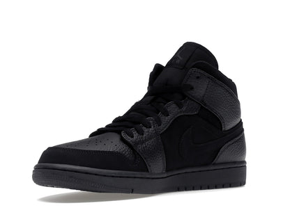 Jordan 1 Mid Black Dark Smoke Grey