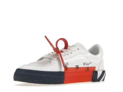 OFF-WHITE Vulcanized Low White Blue Canvas