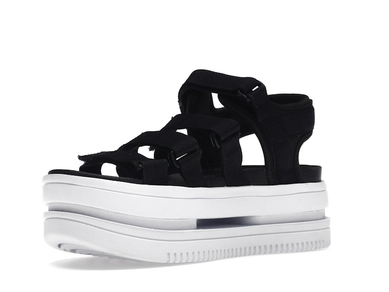 Nike Iconic Classic Sandal Black White White (Women's)