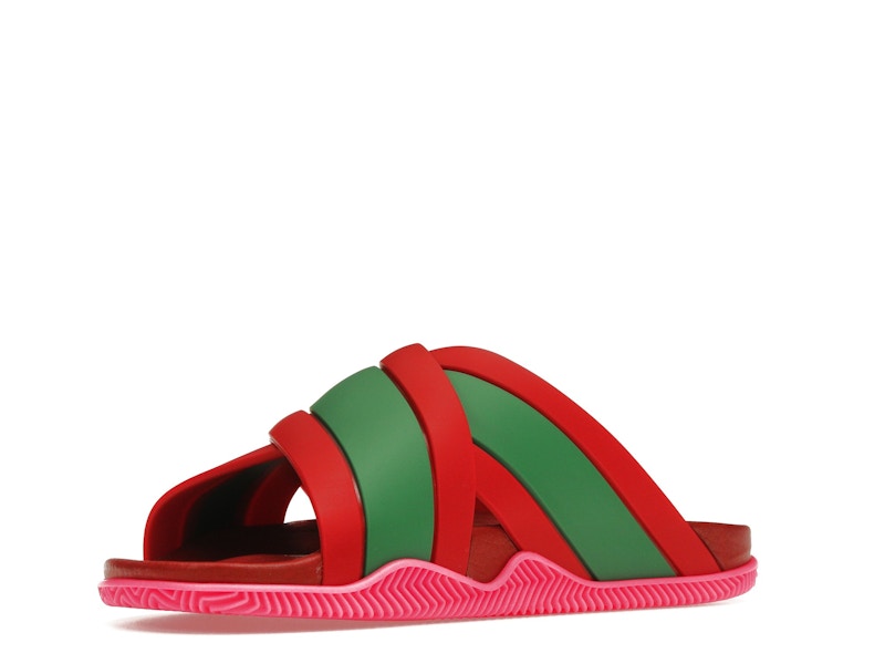 Gucci Web Slide Pink Rubber (Women's)