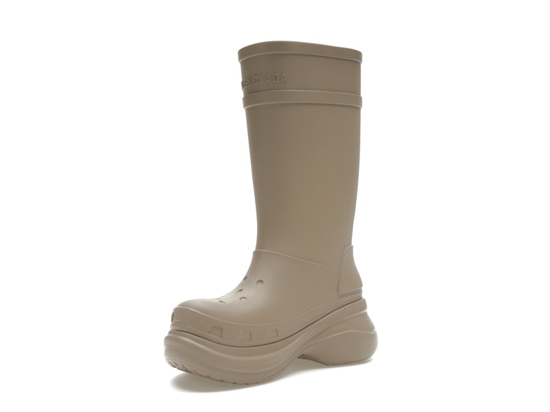 Balenciaga x Crocs Boot Beige Rubber