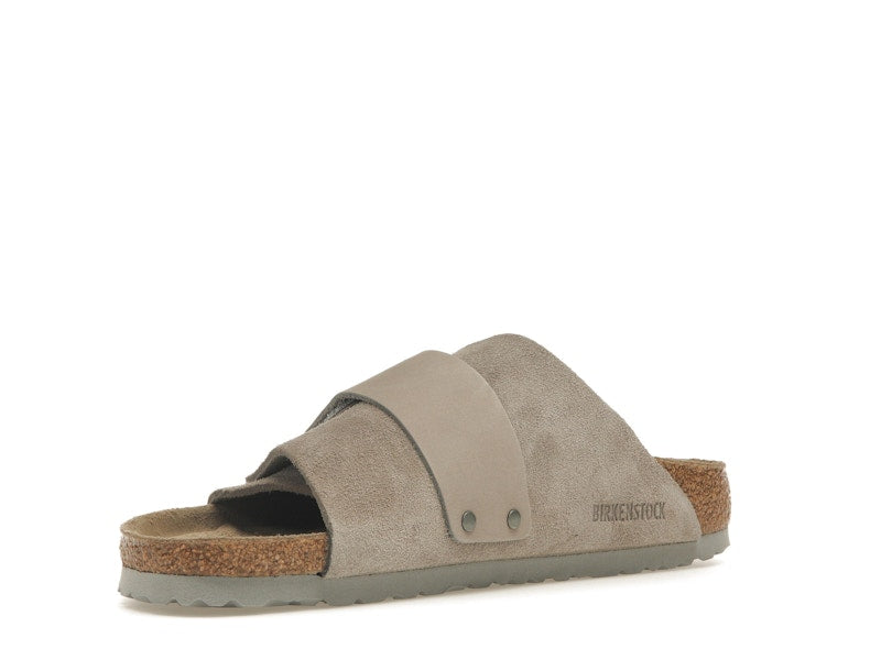 Birkenstock Kyoto Nubuck Suede Stone Coin