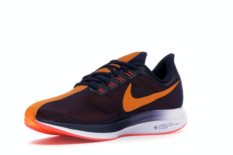 Nike Zoom Pegasus 35 Turbo Blackened Blue Orange Peel (Women's)